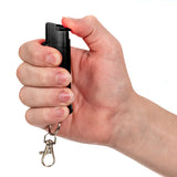 Burn Pepper Spray for Self Defense - Max Strength OC Spray - 1/2oz Security Keychain Case - Black