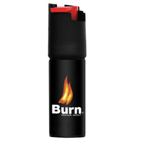 Burn Pepper Spray Keychain for Self Defense - Max Strength OC Spray - 1/2oz Molded Security Case - Red
